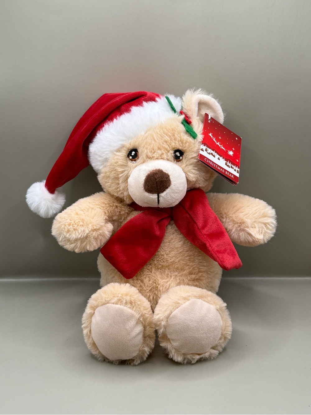 NWT Keel Toys Dufry Holiday Bear Plush Stuffed Animal